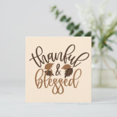 感謝と幸せ カード (スタンド正面)