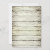 感謝と幸福に満ちた感謝祭の食事 招待状 (裏面)