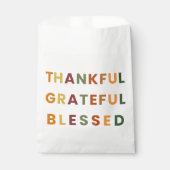 感謝と幸福の秋のパーティーファバッグ フェイバーバッグ (正面)