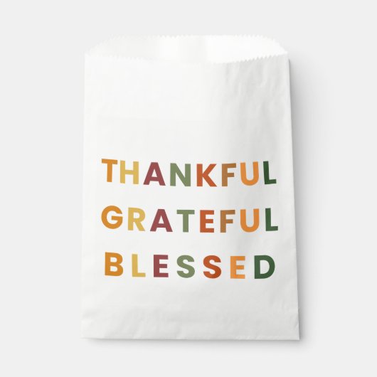 感謝と幸福の秋のパーティーファーバッグ フェイバーバッグ (正面)