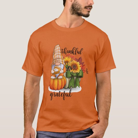 感謝と幸運に恵まれて Tシャツ (正面)