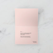 感謝と愛を込めて　ブライダルシャワーのお礼カード サンキューカード (内部)