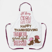 感謝と感謝と幸賛美せな感謝祭 | エプロン (正面)