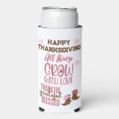 感謝と感謝と幸賛美せな感謝祭 | スリム缶クーラー (Seltzer正面)