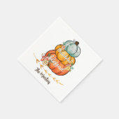 感謝と感謝と感謝のナプキン賛美を与える スタンダードカクテルナプキン (角)