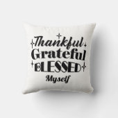 感謝と感謝と感謝賛美のきらめく贈 クッション (裏面)