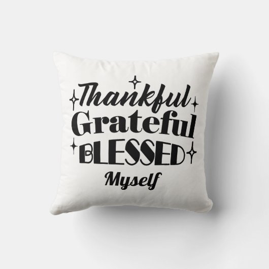 感謝と感謝と感謝賛美のきらめく贈 クッション (裏面)