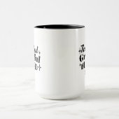 感謝と感謝と感謝賛美のきらめく贈 マグカップ (中央)