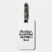 感謝と感謝と感謝賛美のきらめく贈 ラゲッジタグ (裏面縦)