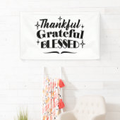 感謝と感謝と感謝賛美のきらめく贈 横断幕 (インサイチュ)