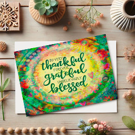 「感謝と感謝と賛美う」インスピレーション カード