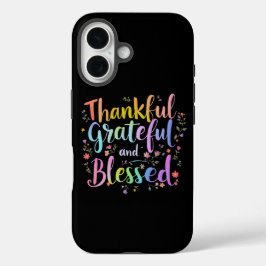 感謝と感謝と賛美する – 鮮やか秋 iPhone 16ケース
