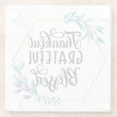 感謝と感謝と賛美 ガラスコースター (裏面)