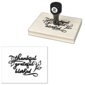 感謝と感謝と賛美、 |クラフトスタンパー ラバースタンプ (押印)