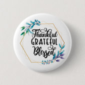 感謝と感謝と賛美 缶バッジ (正面)