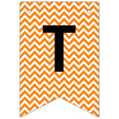 感謝と感謝のオレンジシェブロン – バンティングフラグ バンティングフラッグ (第1の旗)