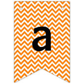 感謝と感謝のオレンジシェブロン – バンティングフラグ バンティングフラッグ (第3の旗)