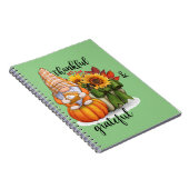 感謝と感謝のスパイラルフォトノートブック ノートブック (右側)