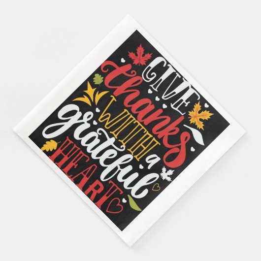 感謝と感謝のナプキン (コーナー)