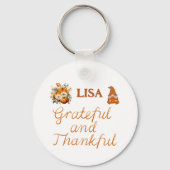 感謝と感謝の名前モノグラム | キーホルダー (正面)