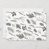 感謝と感謝の家族の写真クリスマスカード シーズンカード (裏面)