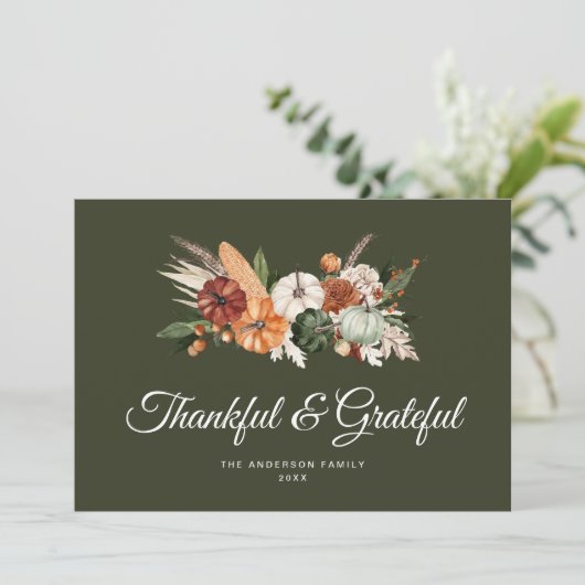 感謝と感謝の感謝の気持ち シーズンカード (スタンド正面)