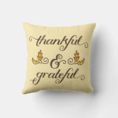 感謝と感謝の感謝祭秋 クッション (裏面)