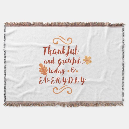感謝と感謝の感謝 スローブランケット (正面)
