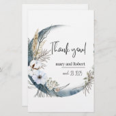 感謝と感謝の気持ちを表そう 便箋 (正面/裏面)