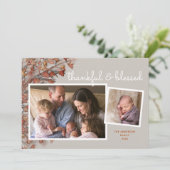 感謝と感謝祭賛美の写真 シーズンカード (スタンド正面)