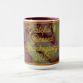 感謝と感謝祭賛美の開催 マグカップ (中央)