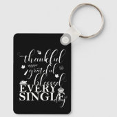 感謝と感謝賛美と日独身の々 キーホルダー (裏面)