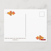 感謝と感謝賛美のバイブルの詩 ポストカード (裏面)