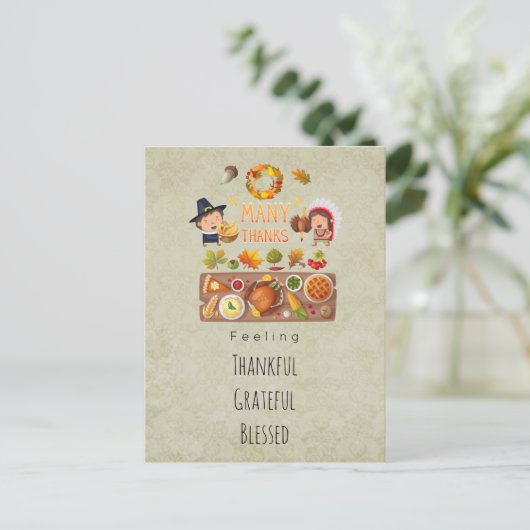 感謝と感謝賛美の挨拶 シーズンポストカード (スタンド正面)