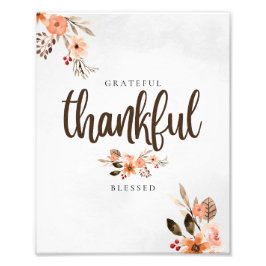 感謝と感謝賛美の気持ち フォトプリント           