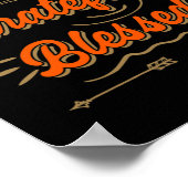 感謝と感謝賛美の気持ち ポスター (角)