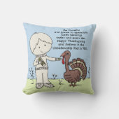 感謝と感謝 クッション (正面)