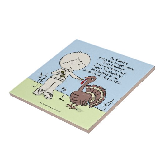 感謝と感謝 タイル (側面)