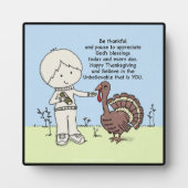 感謝と感謝 フォトプラーク (正面)