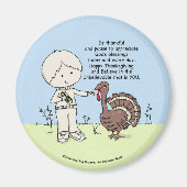 感謝と感謝 マグネット (正面)