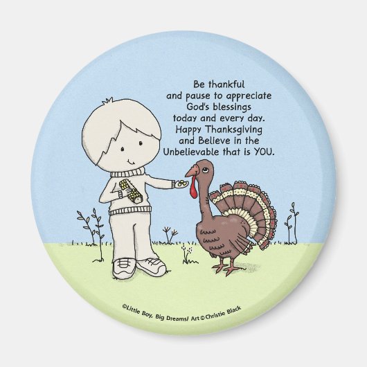 感謝と感謝 マグネット (正面)