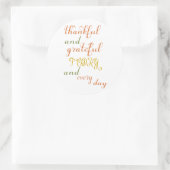 感謝と感謝 ラウンドシール (バッグ)