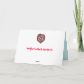 感謝と新しいホームカード カード (裏面)