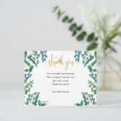 感謝と植物のポストカード ポストカード (スタンド正面)