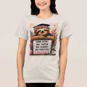 感謝と祝福に満ちた看護師のスロースクワッド卒業D トライブレンドＴシャツ (正面)