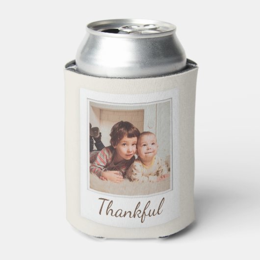 感謝と祝福のポラロイド写真 | オーダーメイドギフト 缶クーラー (缶正面)