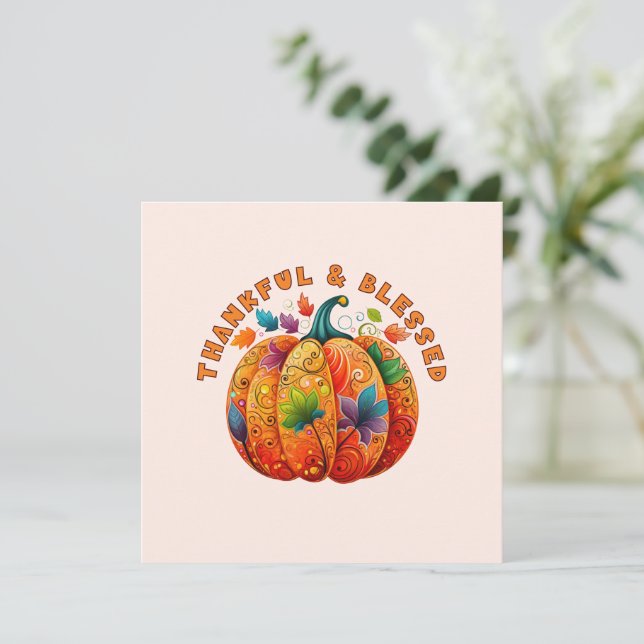 感謝と秋賛美のかぼちゃ (スタンド正面)