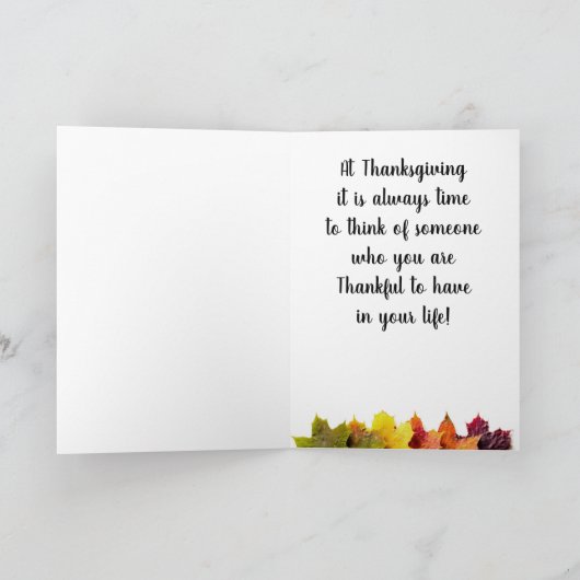 感謝と考えあなた**の** カード (内部)