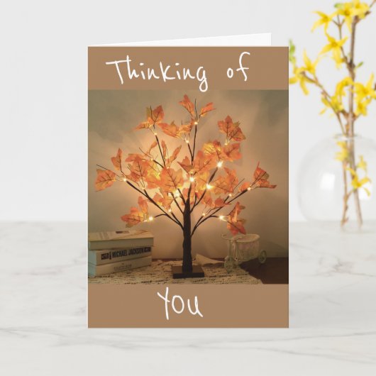 感謝と考えあなた**の** カード (黄色い花)