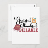 感謝と課金 - 弁護士のための感謝祭 ポストカード (正面/裏面)